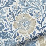 Wave-William-Morris-Compton-Porselein-Blauw