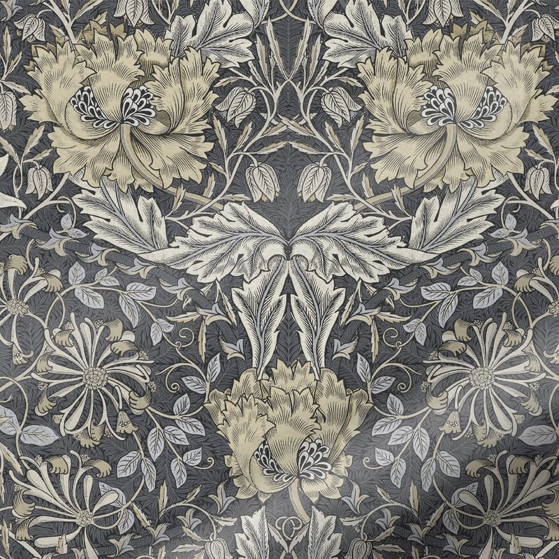 William-Morris-Honeysuckle---Tulip-Velvet-Brons