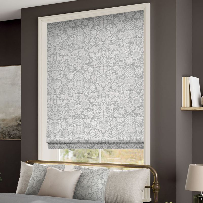 Click2Fit-William-Morris-Sunflower-Zilvergrijs