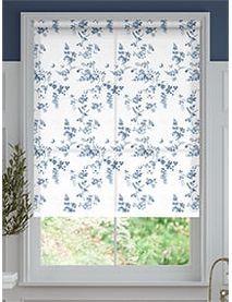 Vogels en Rozen Blauw
