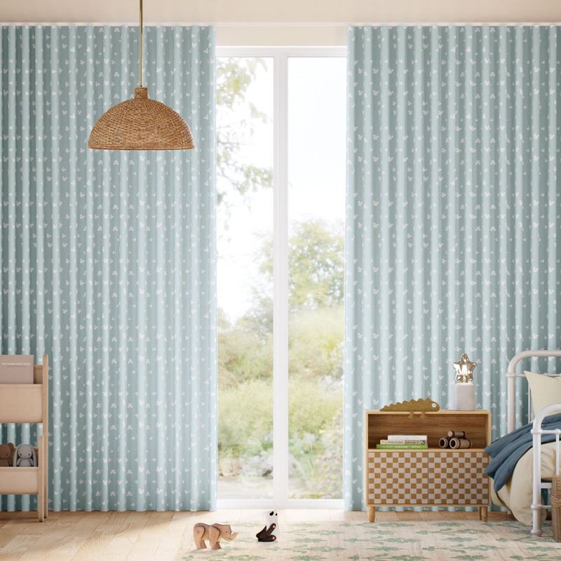Mickey-Mouse-Stippen-Lucht-Blauw