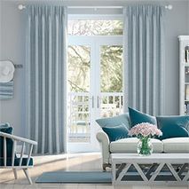 Vicenza Faux Zijde Pastelblauw