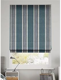 Brazen Streep Linnen Vintage Krachtig Blauw