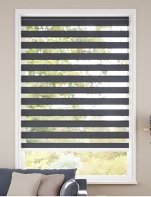 Duo Rolgordijn Middernacht Blauw